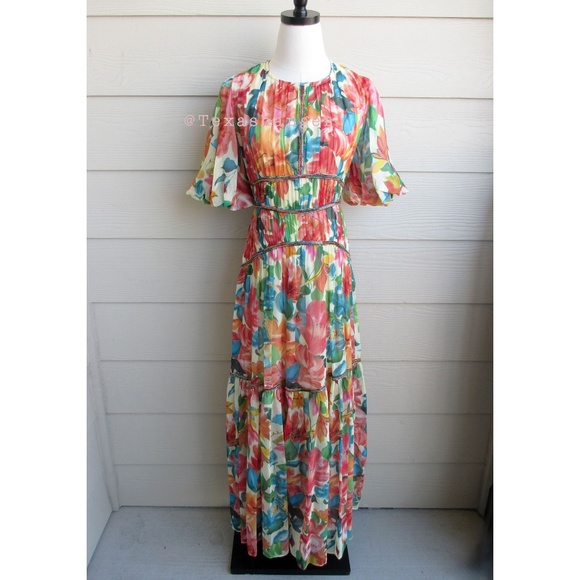 NWT One33 Social The Francesca Floral Maxi Gown Size 4 - Picture 12 of 16